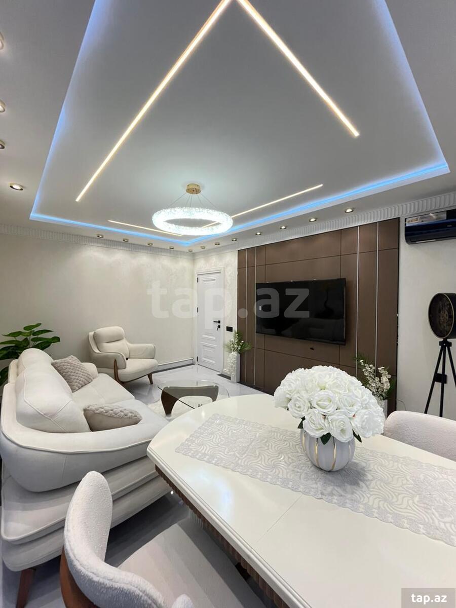 3-otaqlı yeni tikili, Nərimanov r., 90 m² (4)