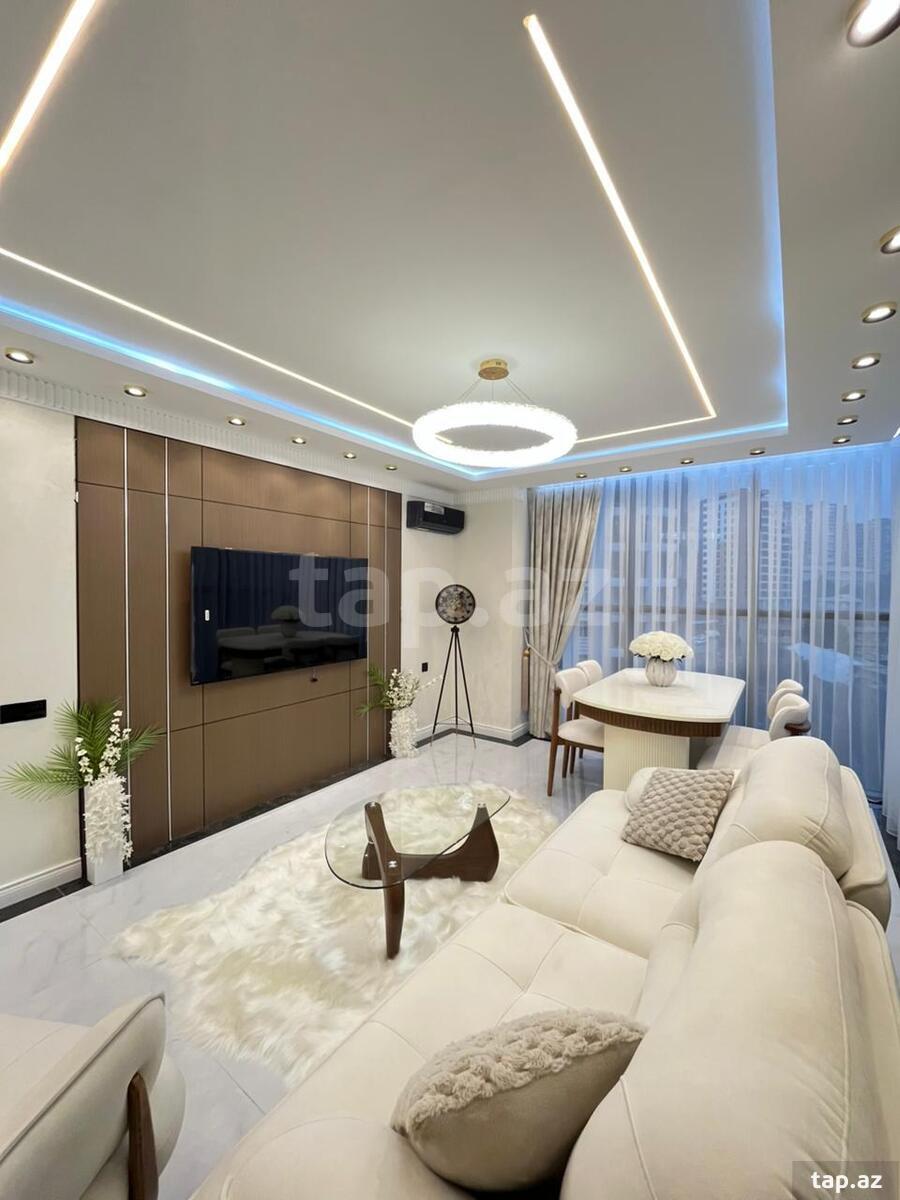 3-otaqlı yeni tikili, Nərimanov r., 90 m² (3)