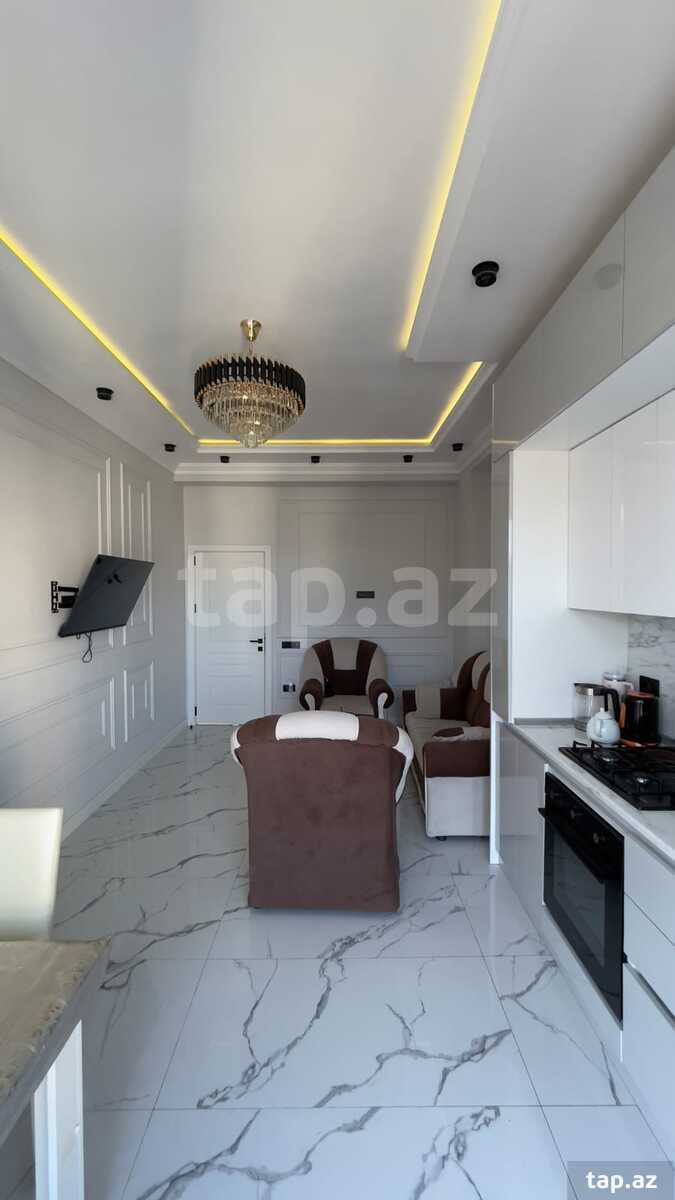 3-otaqlı yeni tikili kirayə verilir, Nəsib bəy Yusifbəyli küç., 72 m² (2)
