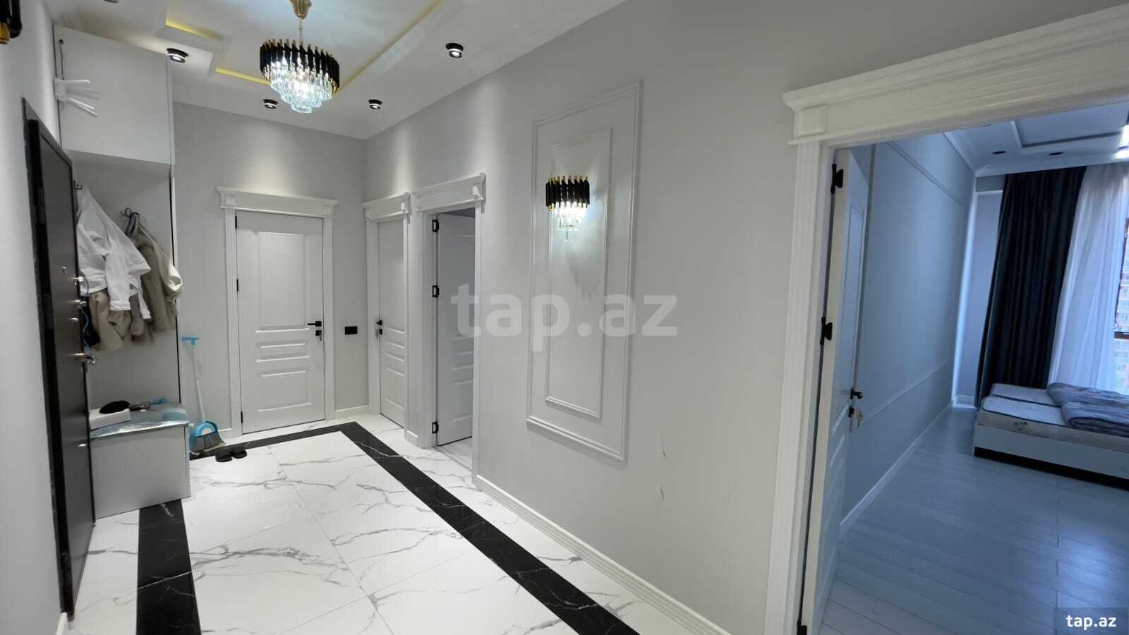3-otaqlı yeni tikili kirayə verilir, Nəsib bəy Yusifbəyli küç., 72 m²
