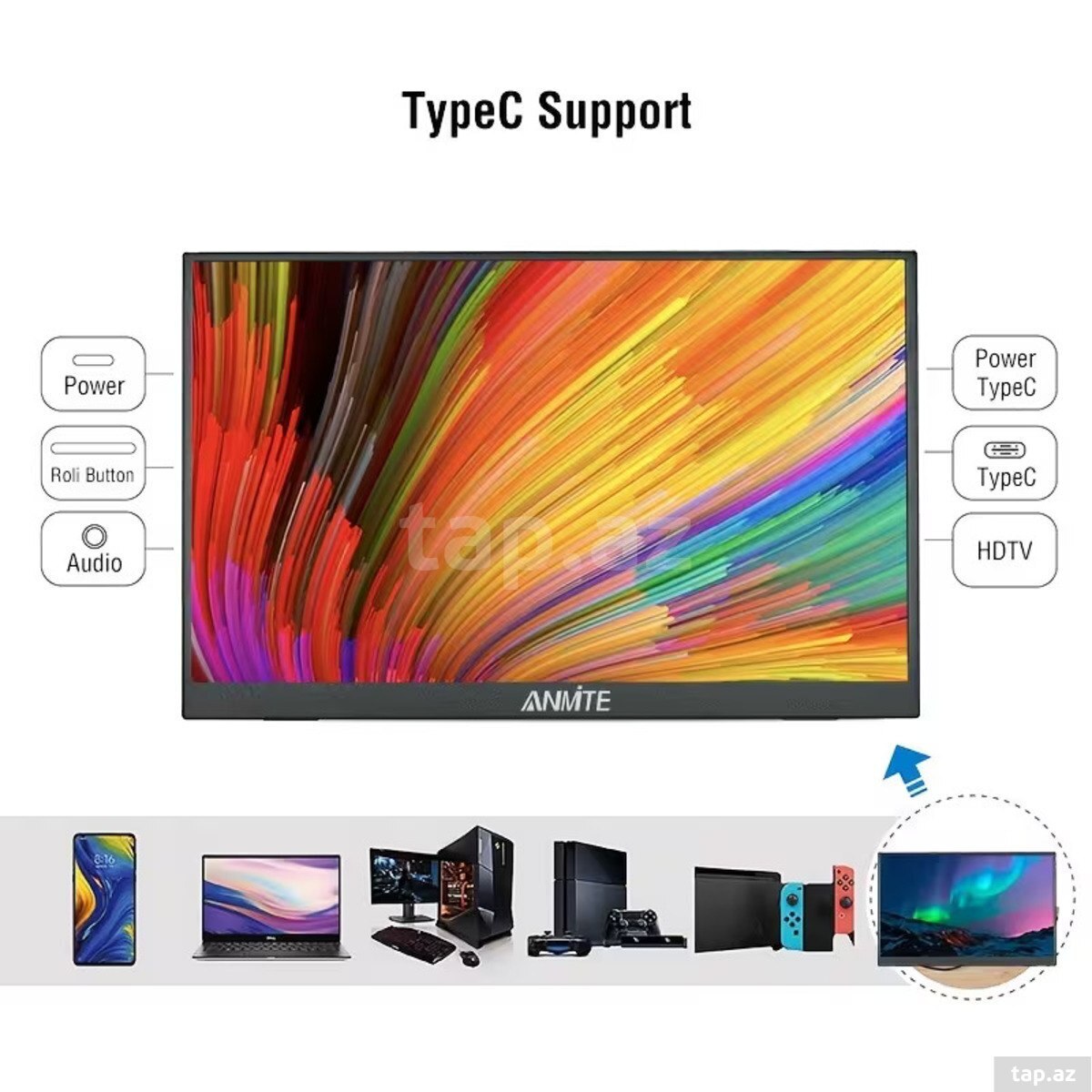 ANMITE 15.6” Portable Sensorlu Monitor (2)