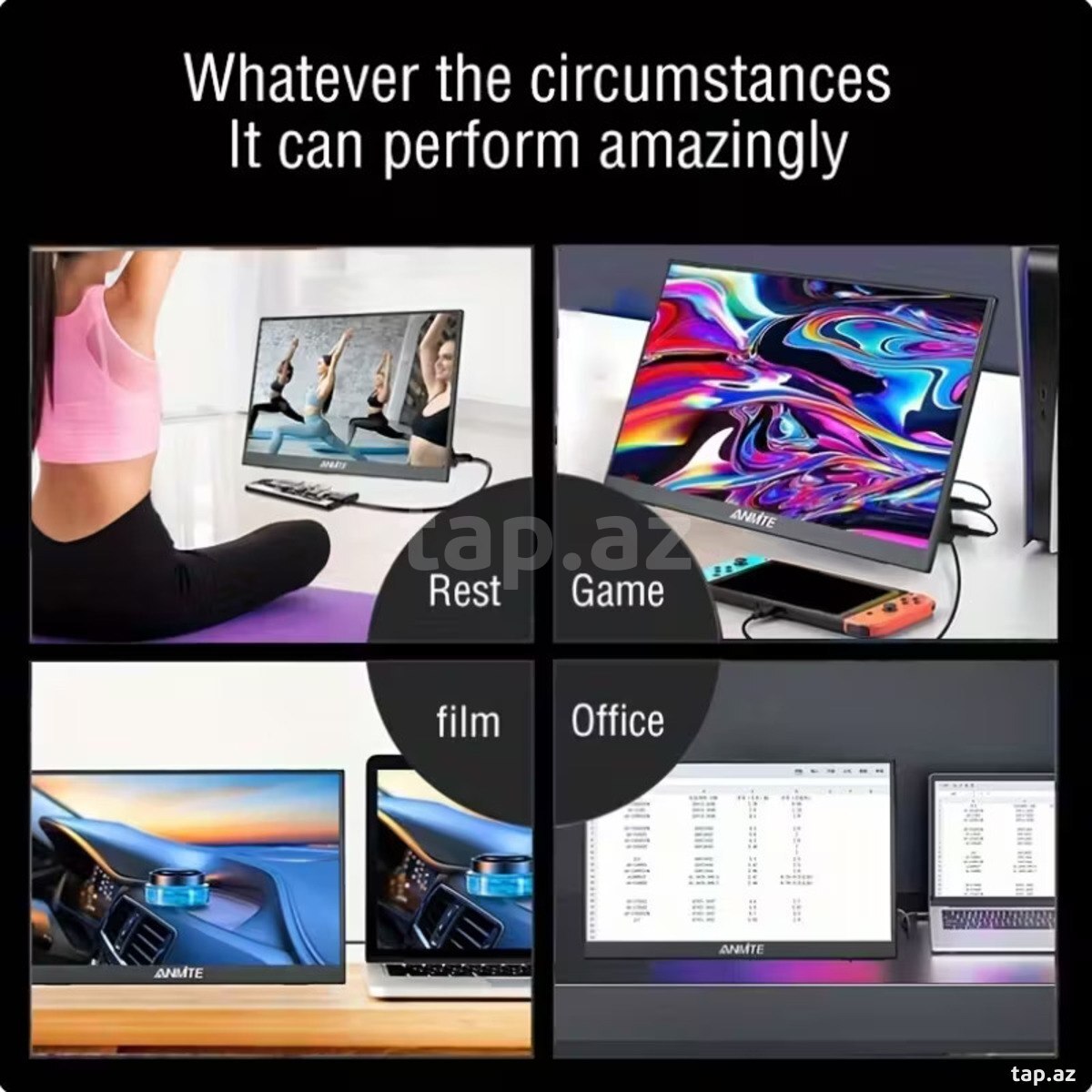 ANMITE 15.6” Portable Sensorlu Monitor (9)