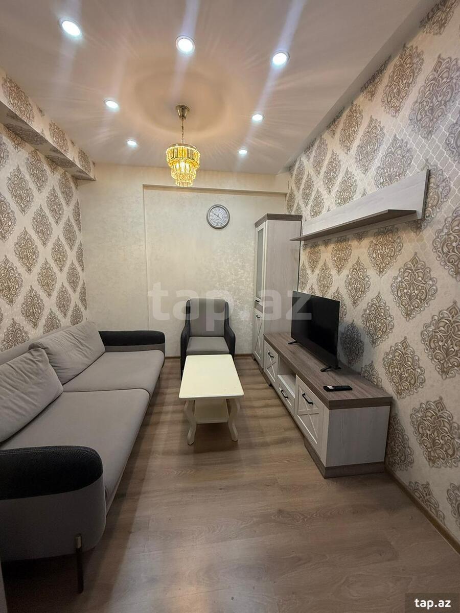 2-otaqlı yeni tikili kirayə verilir, Gəncə pr., 55 m² (2)