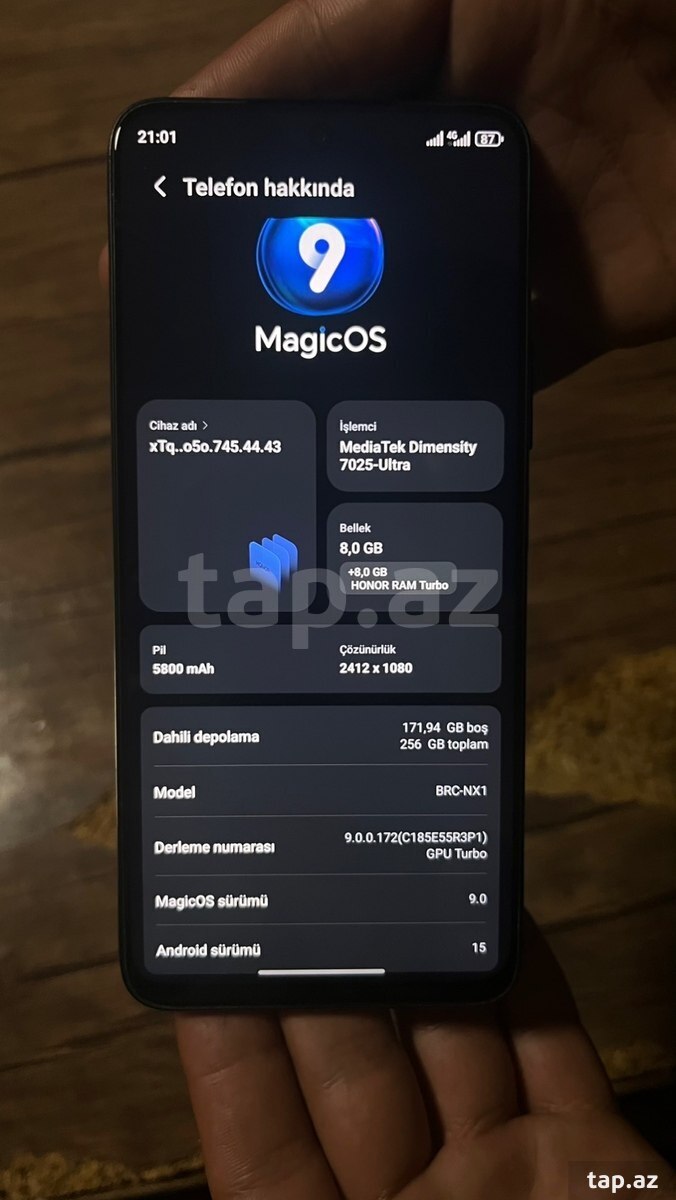 Honor X9c Smart Midnight Black 256GB/8GB (3)