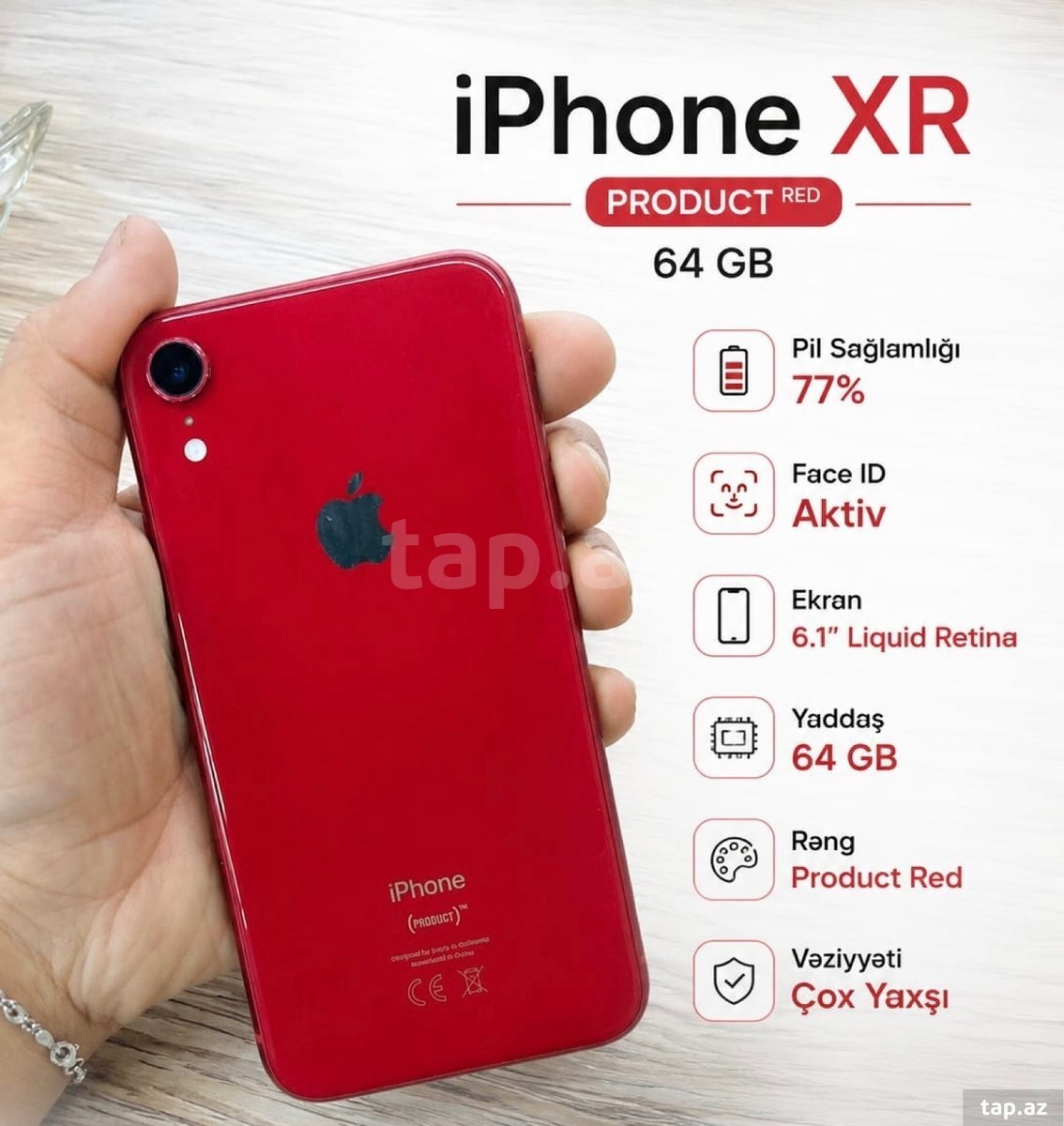 Apple iPhone XR Red 64GB/3GB