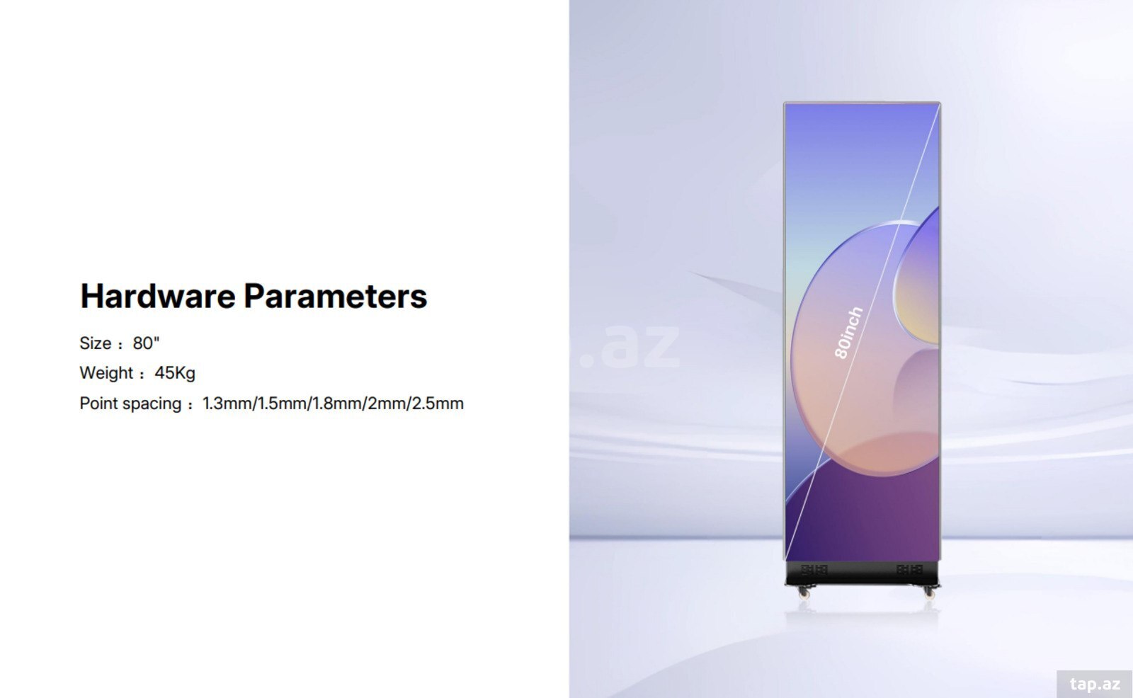 LED DISPLAY LE086NT (LE18F80) LED poster ekranı — 1