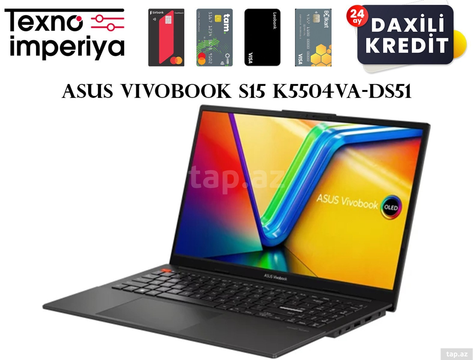 Asus Vivobook S15 K5504VA-DS51 (90NB0ZK2-M00130)