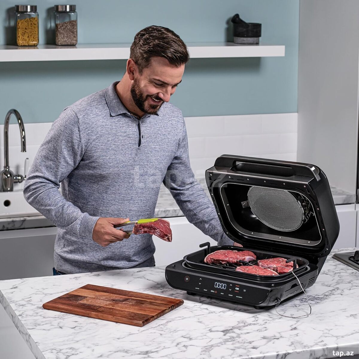 Ninja Foodi Max Health Grill & Air Fryer Gold AG551EUCP (2)