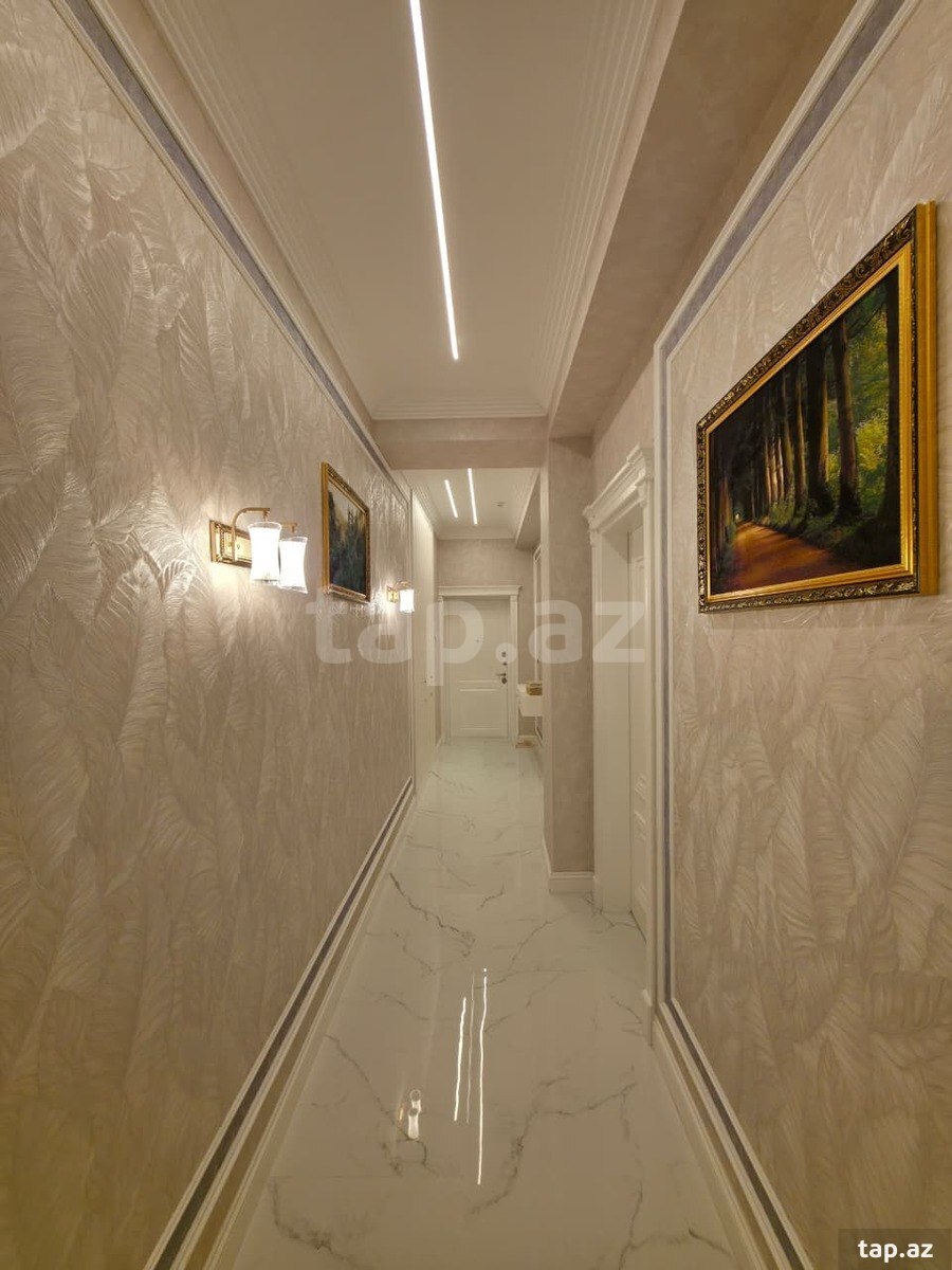 3-otaqlı yeni tikili, Elmlər Akademiyası m., 120 m² (14)
