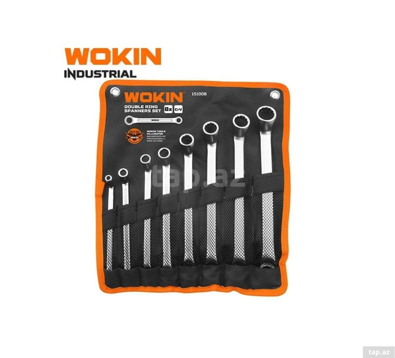 Açar dəsti W151008 WOKIN 2 TƏRƏFLİ 6-22 — 1
