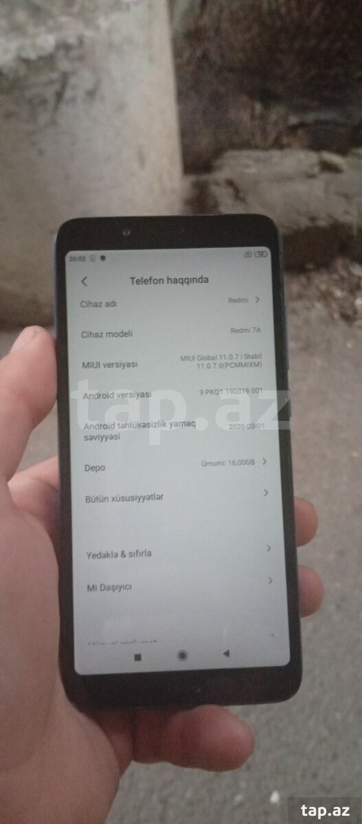 Xiaomi Redmi 7A Morning blue 16GB/2GB