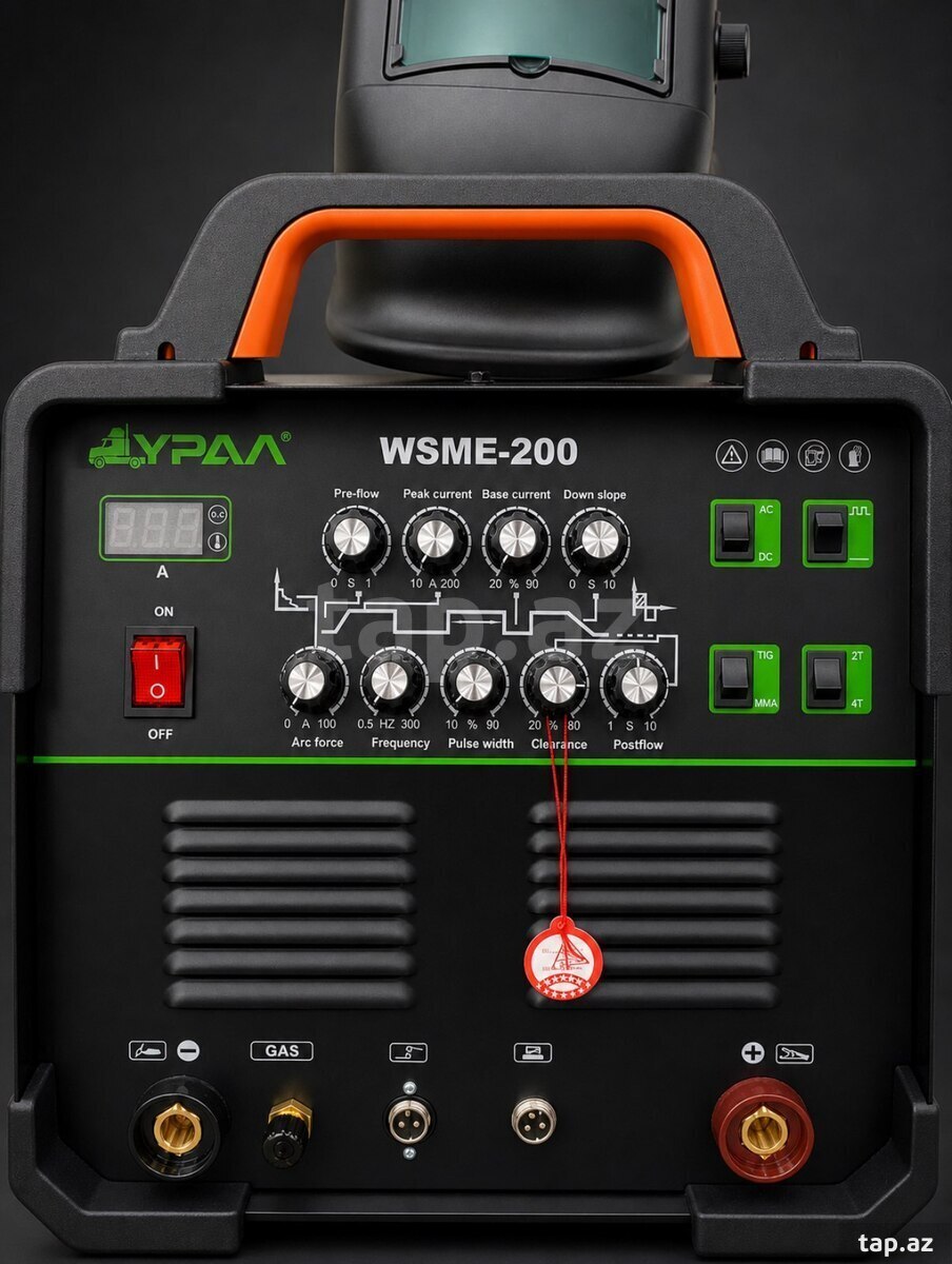 İnverter qaynaq aparat YPAI WSME-200 AC/DC TIG-MMA 
