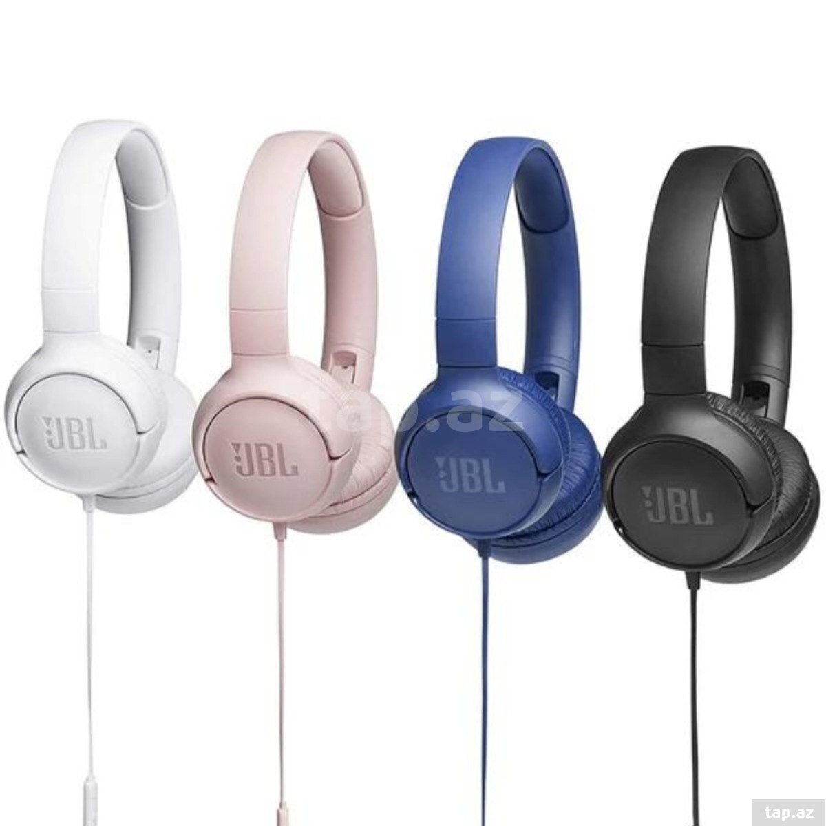JBL Tune 500 White / Pink / Blue / Black simli qulaqlıq — 1