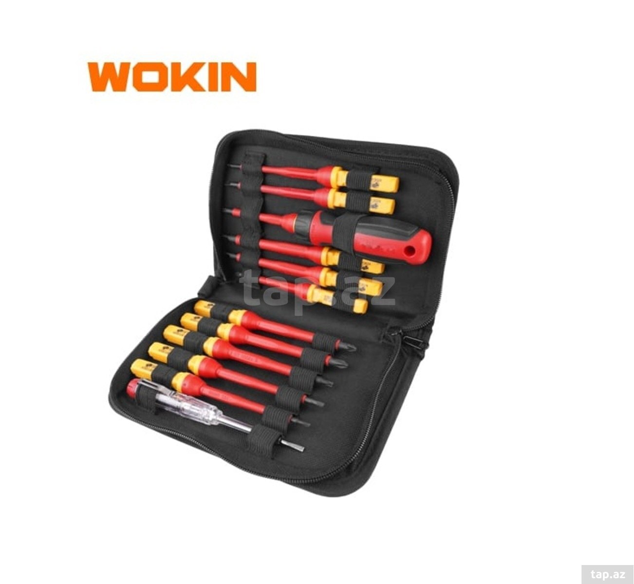 WOKIN 13 parçalı izolyasiyalı vint açan dəsti