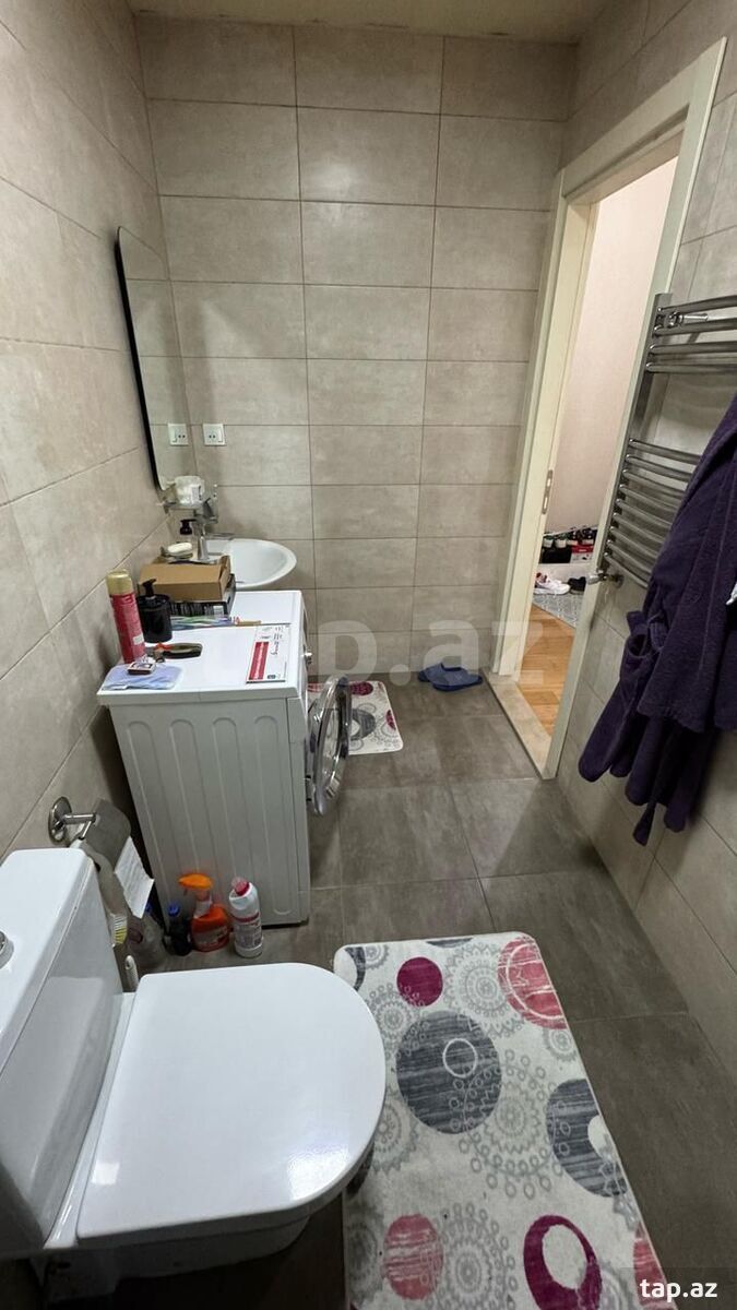 2-otaqlı yeni tikili kirayə verilir, Yasamal r., 60 m² (7)