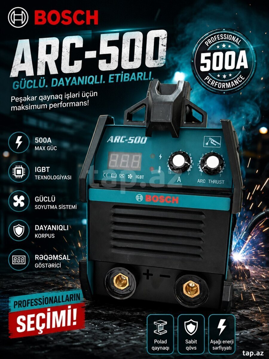 BOSCH ARC-500 qaynaq aparatı