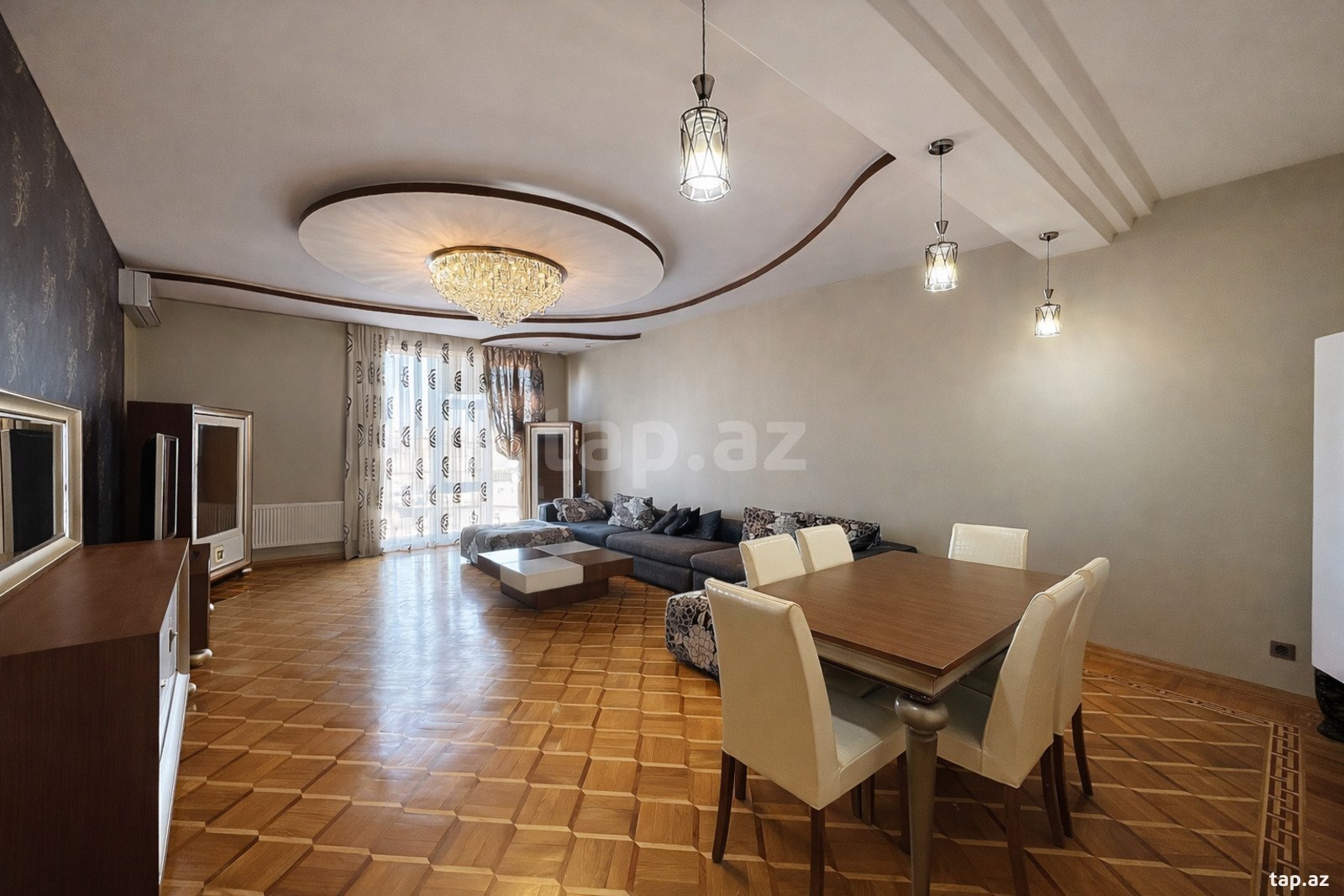 4-otaqlı yeni tikili, Nərimanov r., 180 m² (3)