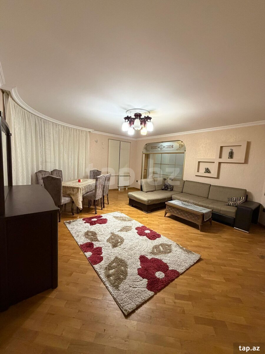 2-otaqlı yeni tikili kirayə verilir, İnşaatçılar m., 92 m² (2)