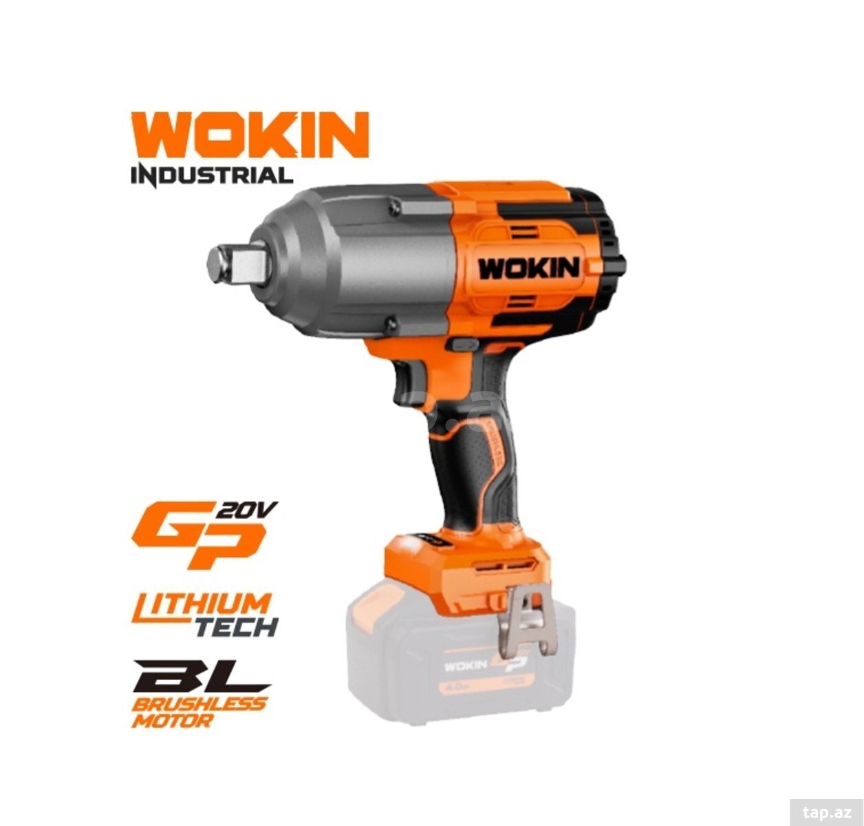 WOKIN zərbəli qayka sıxan kömürsüz 1000 nm — 1