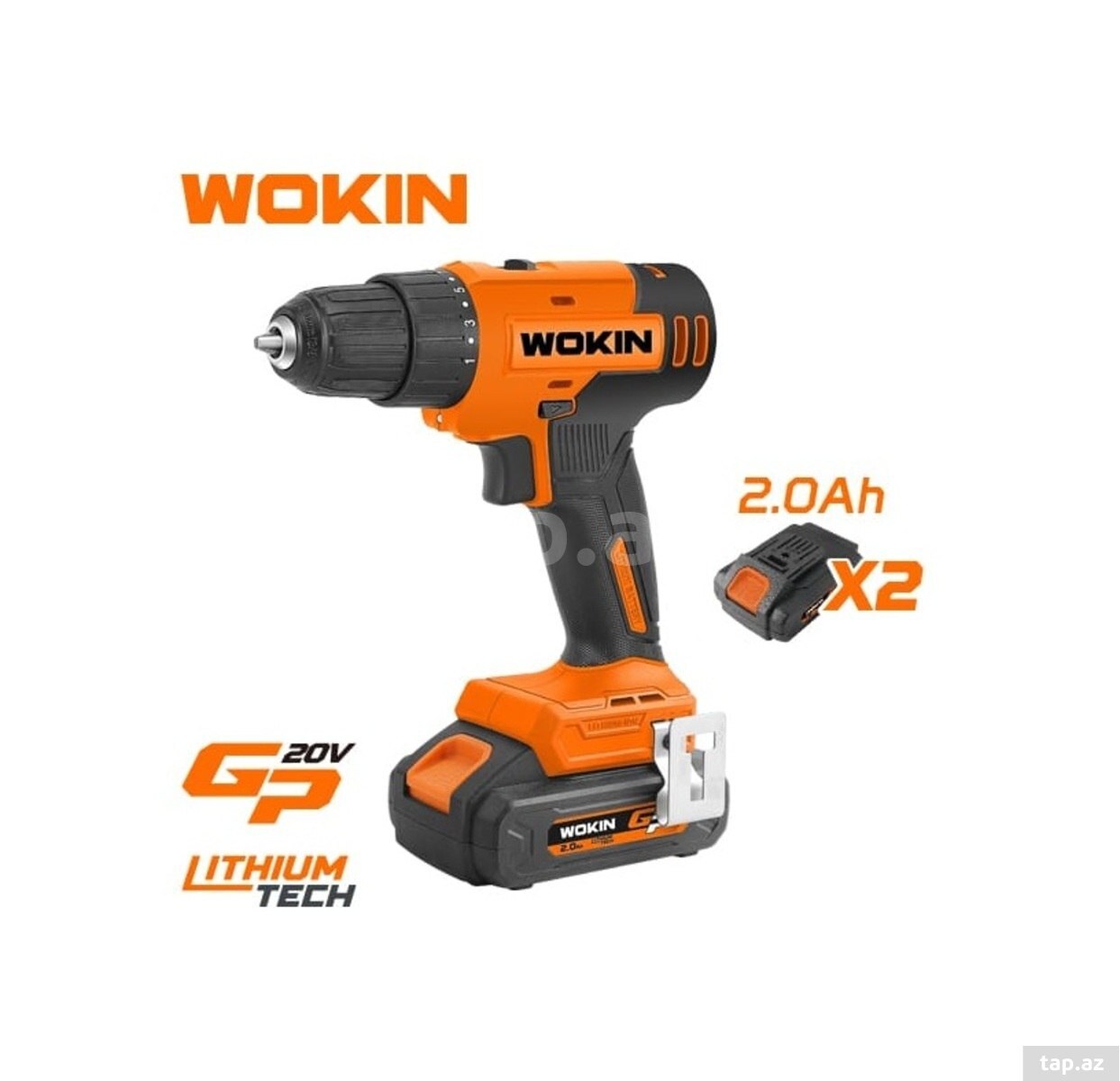 WOKIN burğulayıcı alət 20v li-ion — 1