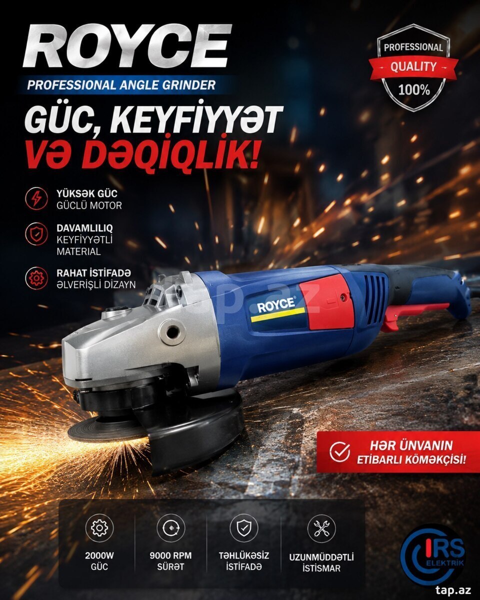 ROYCE 230 MM bucaq cilalayıcı