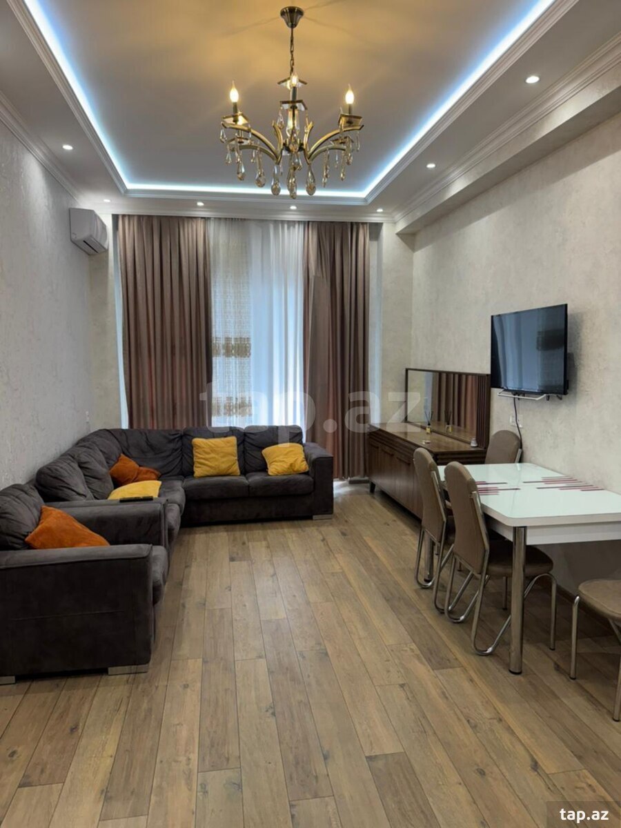 2-otaqlı yeni tikili kirayə verilir, Biləcəri qəs., 74 m²