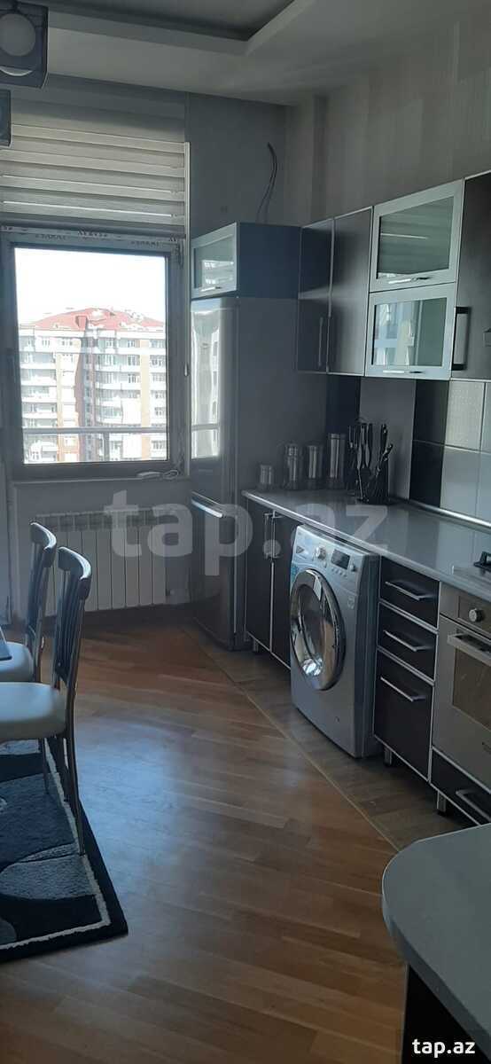 2-otaqlı yeni tikili kirayə verilir, Elmlər Akademiyası m., 100 m² (12)