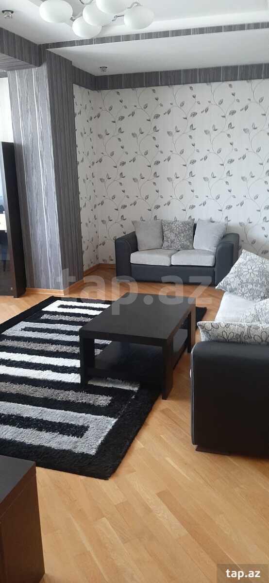 2-otaqlı yeni tikili kirayə verilir, Elmlər Akademiyası m., 100 m² (2)