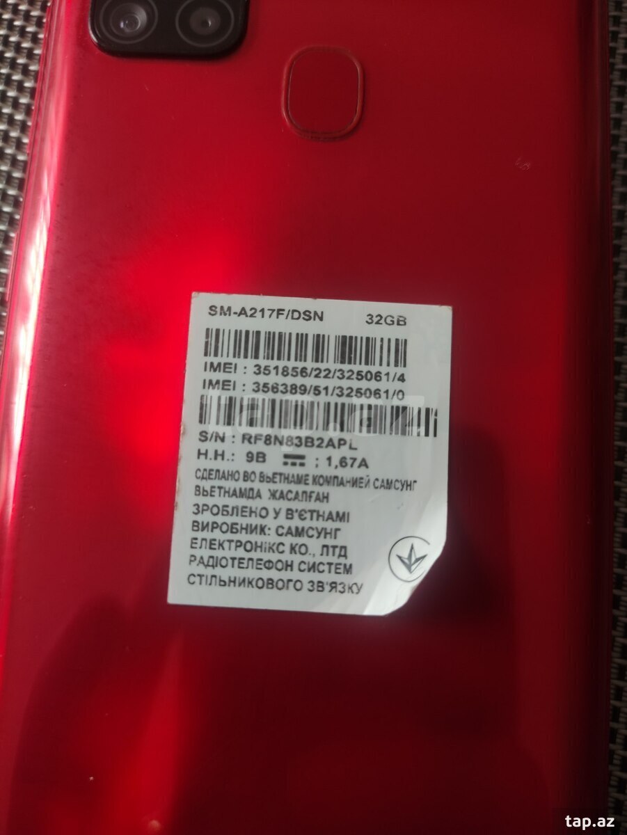 Samsung Galaxy A21s Red 32GB/3GB (3)