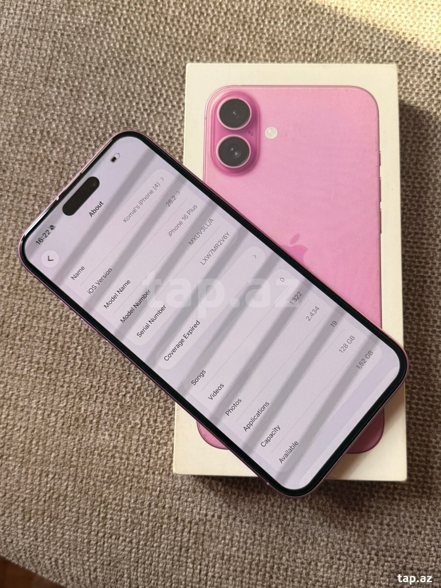 Apple iPhone 16 Plus Pink 128GB/8GB (5)