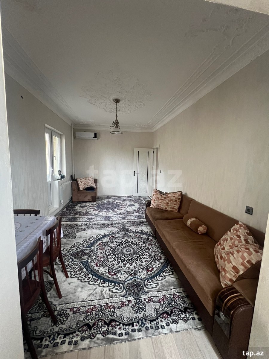 2-otaqlı mənzil kirayə verilir, Memar Əcəmi m., 35 m²