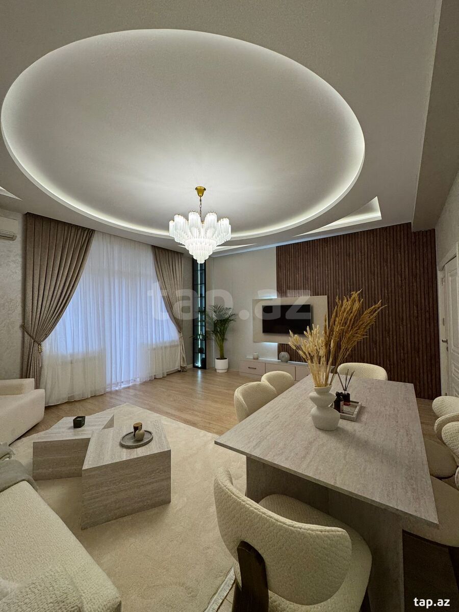 2-otaqlı yeni tikili, Nizami m., 100 m²