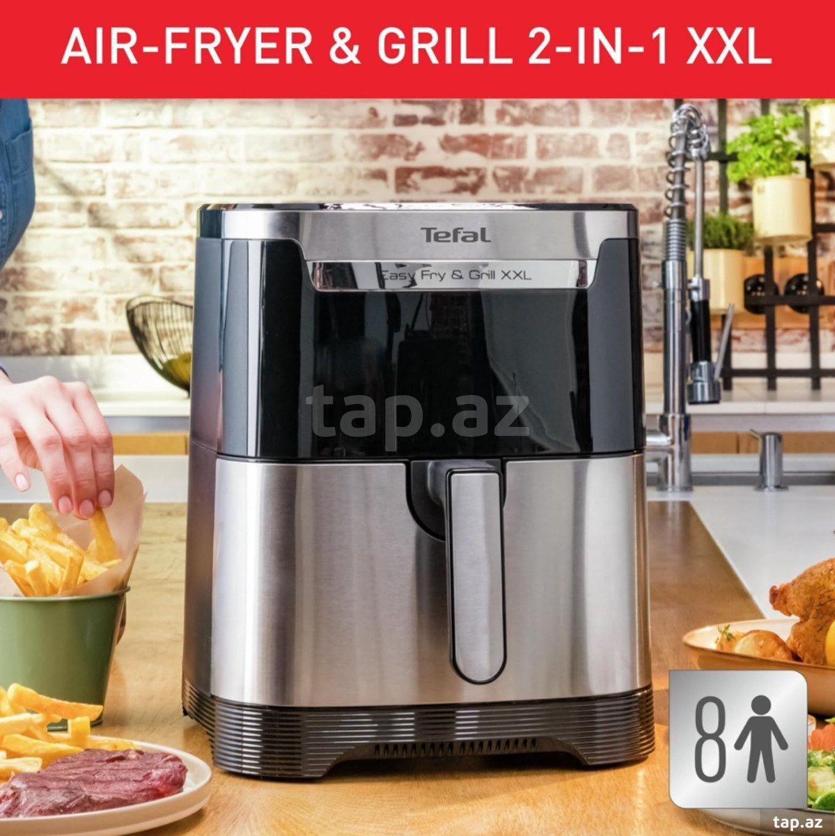Fritöz Tefal Easy Fry & Grill XXL EY801D27 (3)