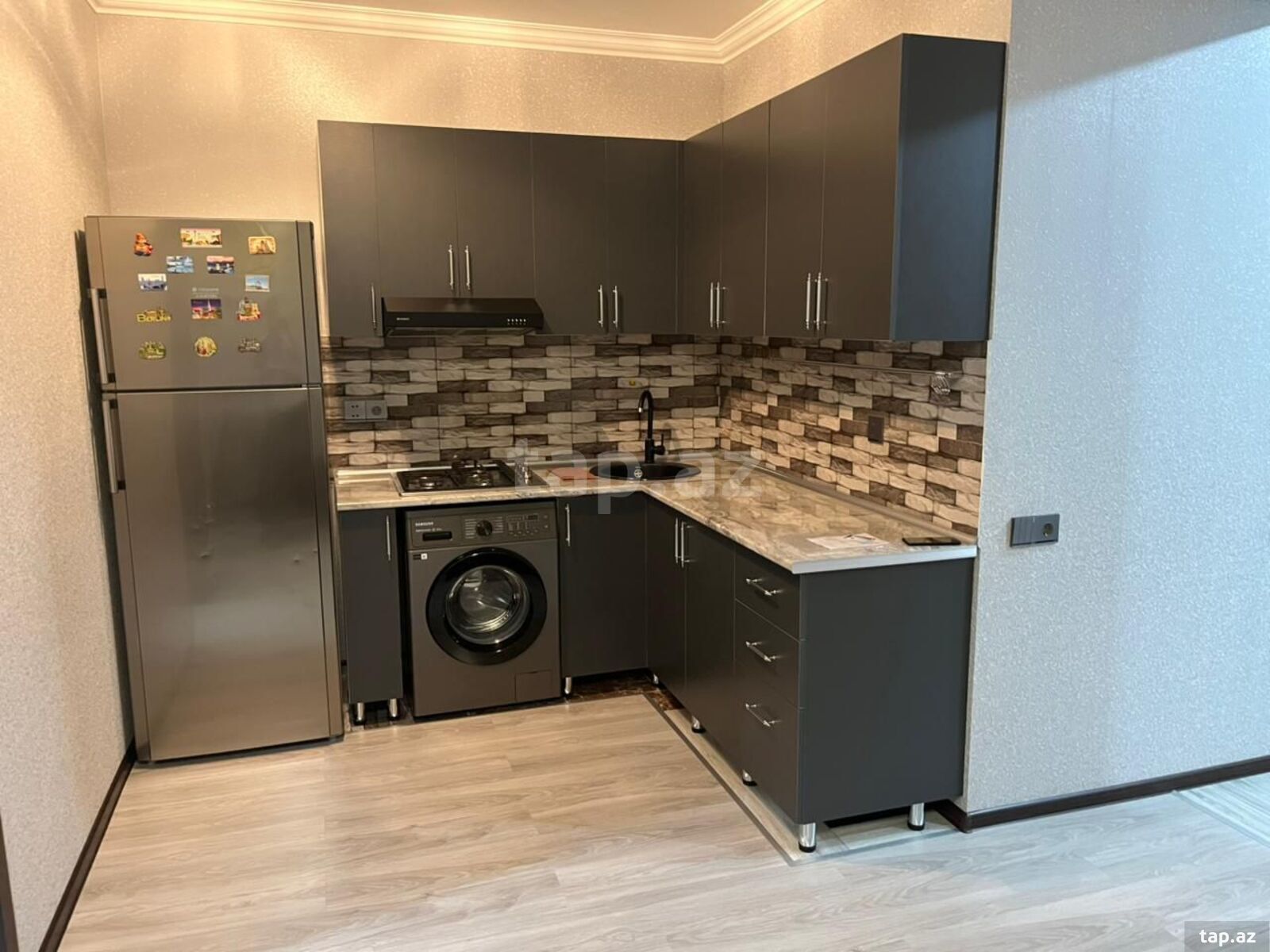 2-otaqlı yeni tikili kirayə verilir, Həzi Aslanov m., 53 m²