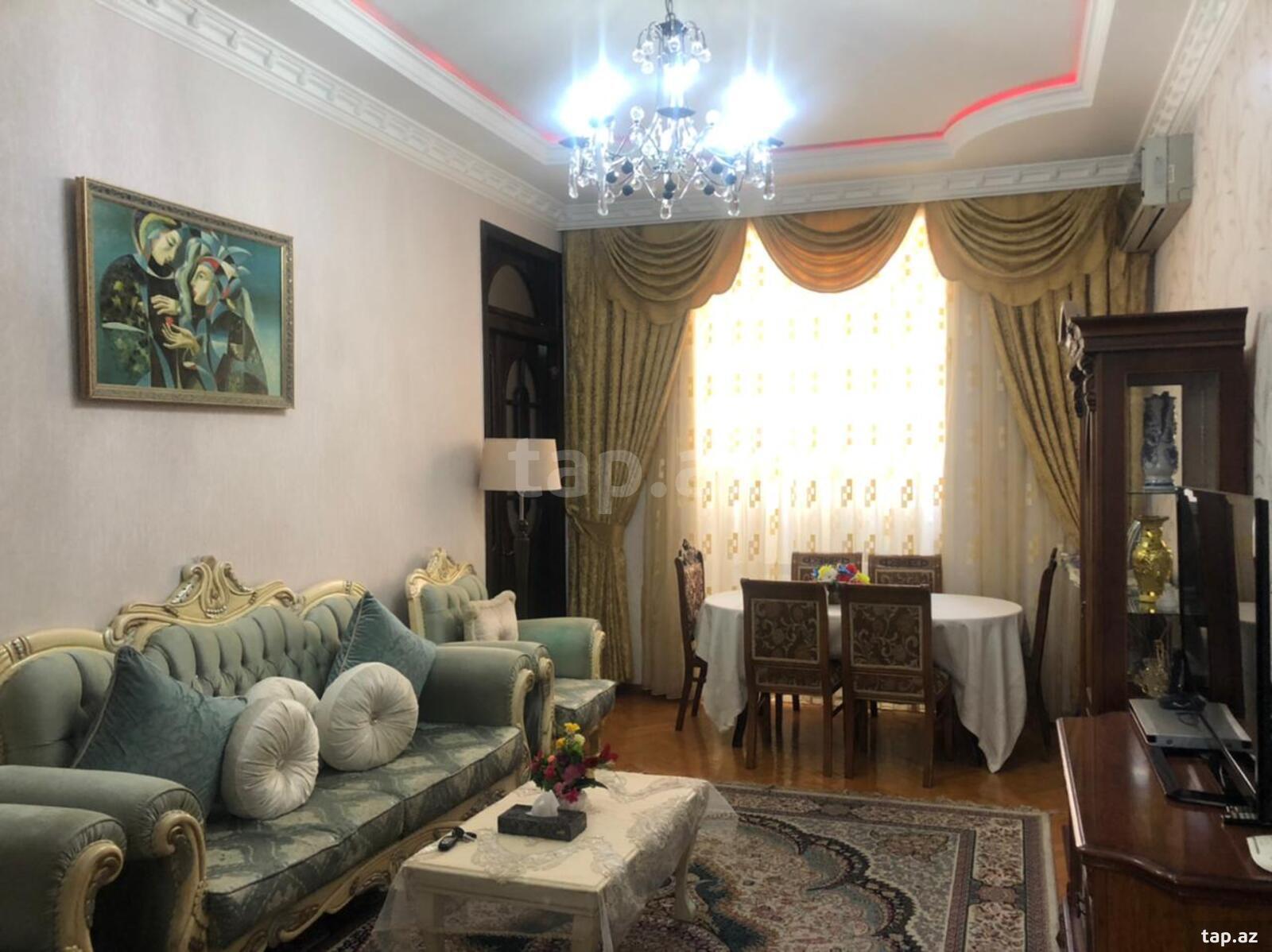3-otaqlı mənzil kirayə verilir, Sahil m., 70 m² (10)