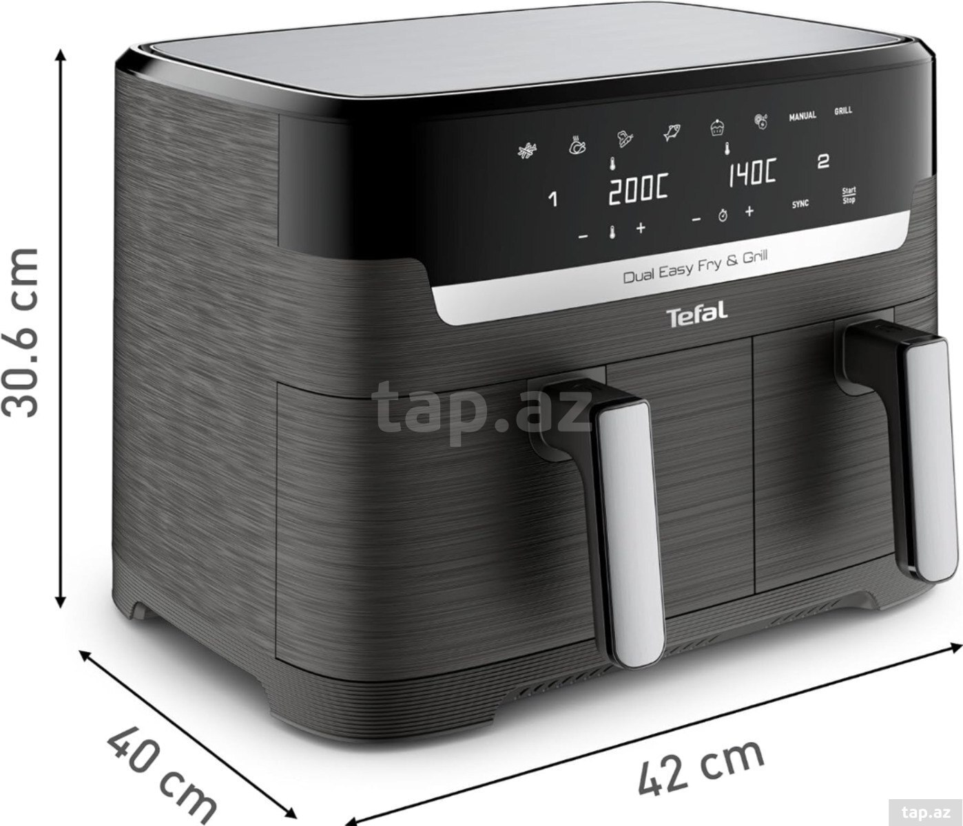 Fritoz Tefal Dual Easy Fry & Grill EY905B10 (3)