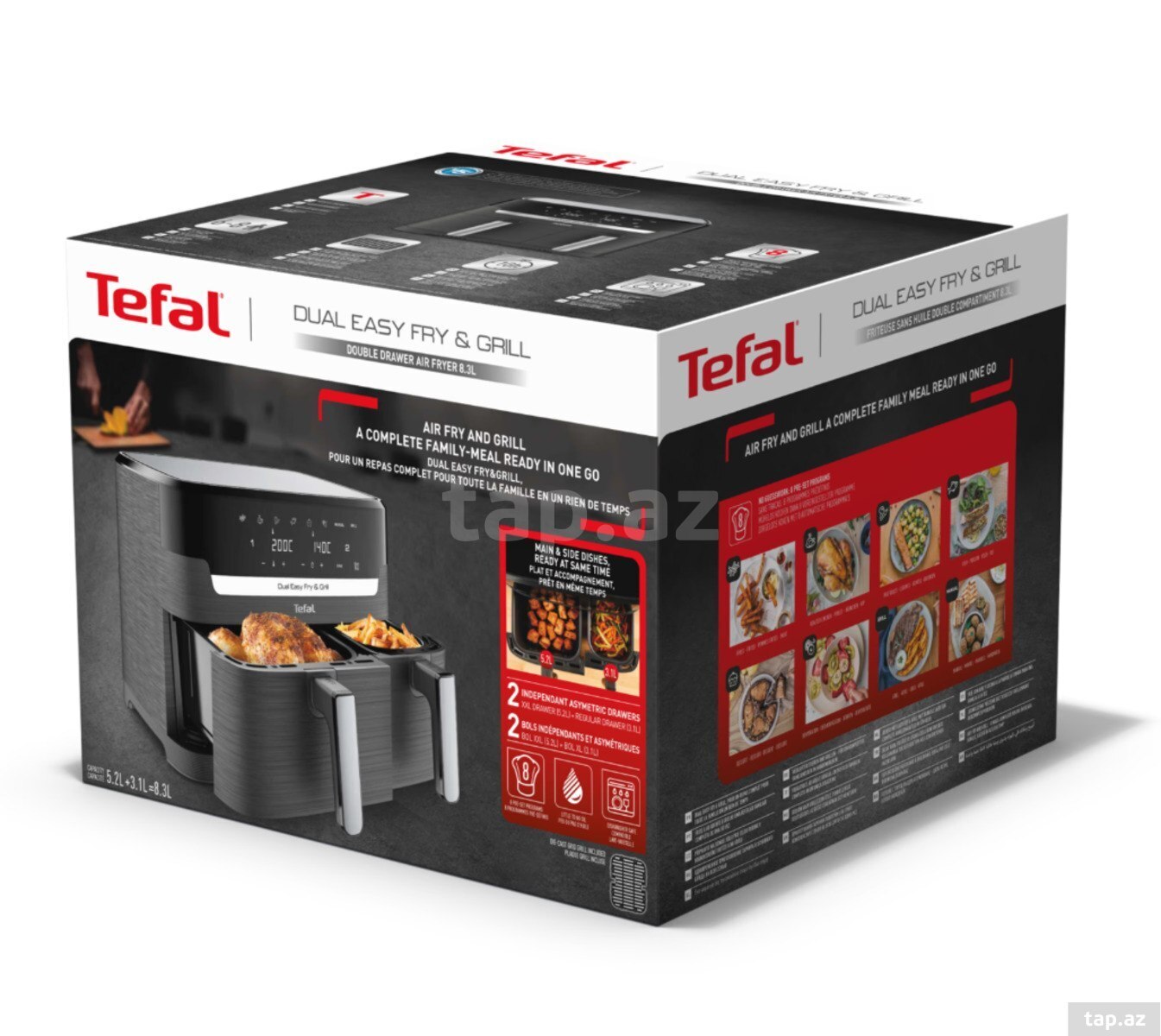 Fritoz Tefal Dual Easy Fry & Grill EY905B10 (13)
