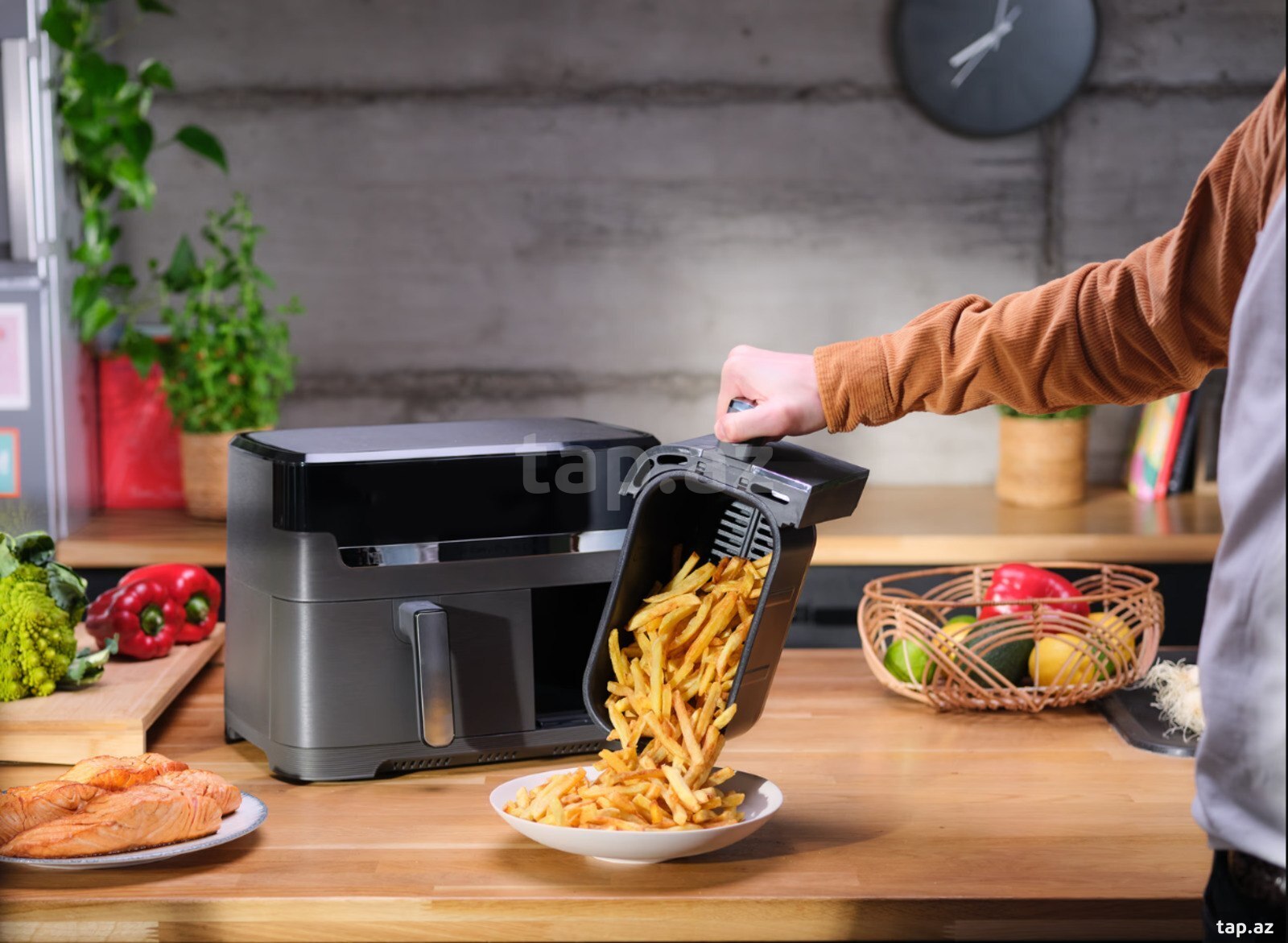 Fritoz Tefal Dual Easy Fry & Grill EY905B10 (9)