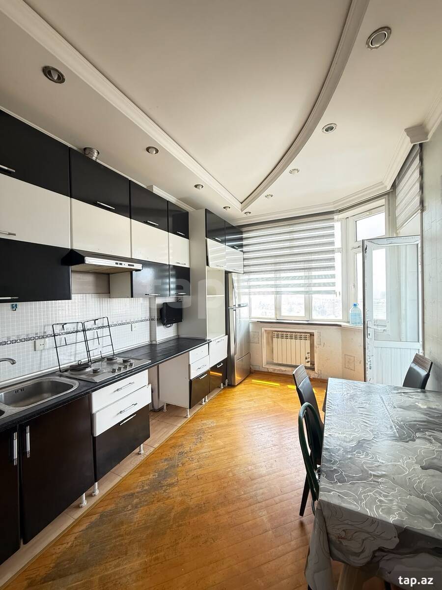 3-otaqlı yeni tikili kirayə verilir, Həzi Aslanov m., 130 m² (10)