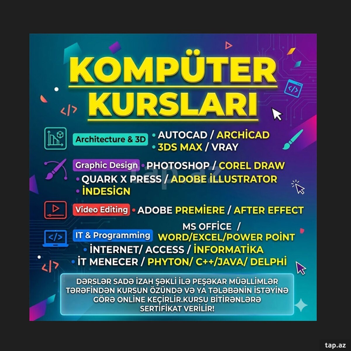Kompüter kursları (2)