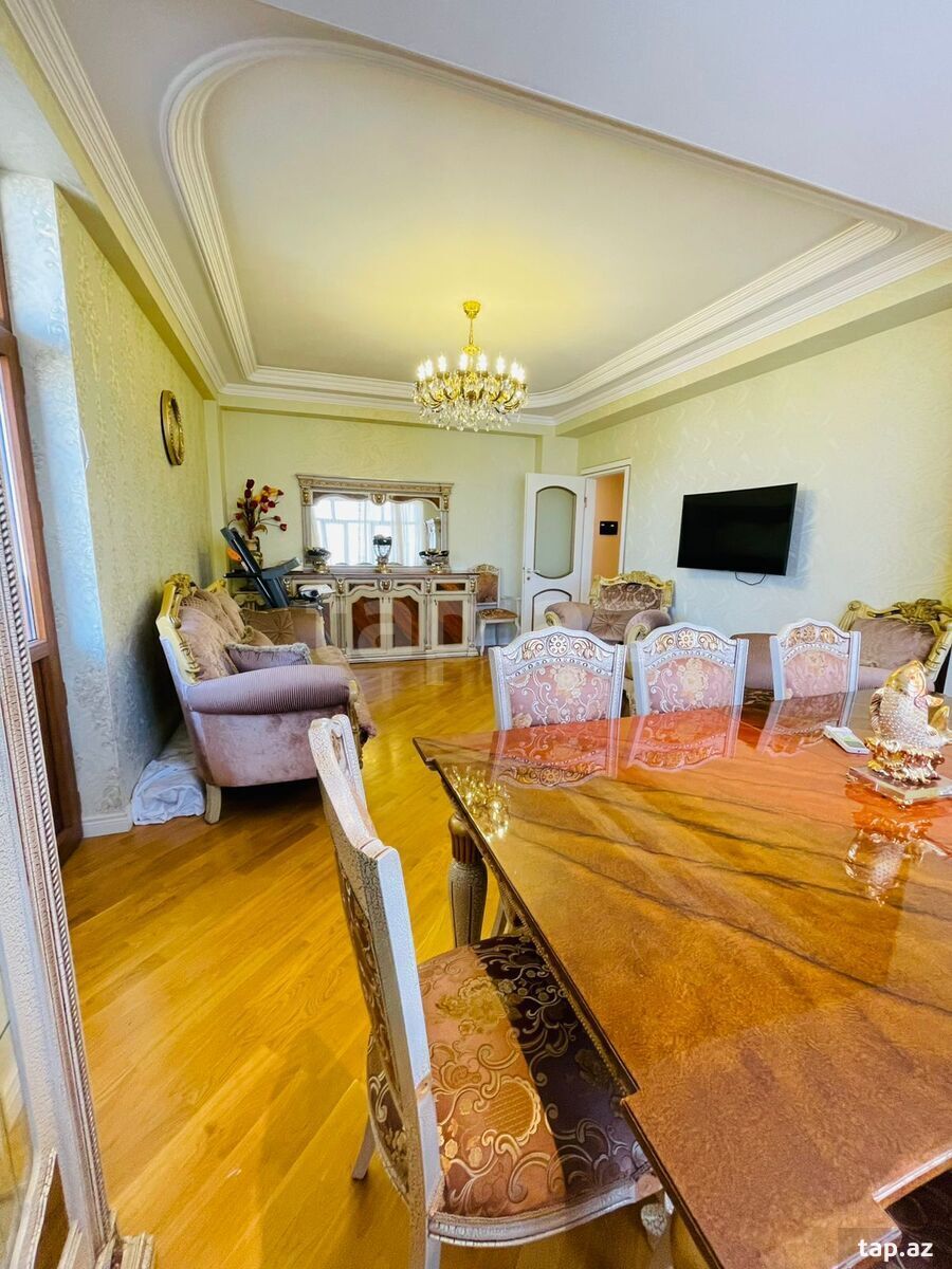 3-otaqlı yeni tikili kirayə verilir, M.Əcəmi m., 130 m²