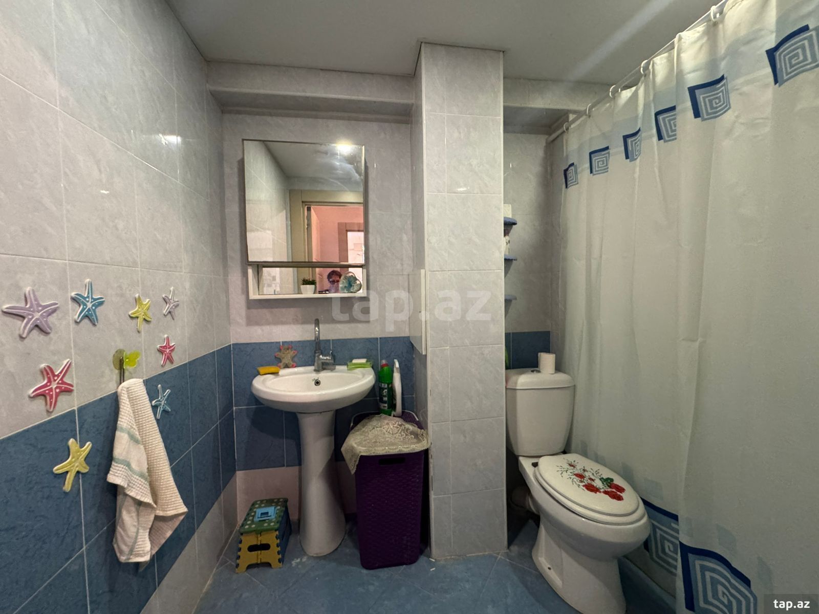 2-otaqlı mənzil kirayə verilir, Nərimanov r., 48 m² (6)