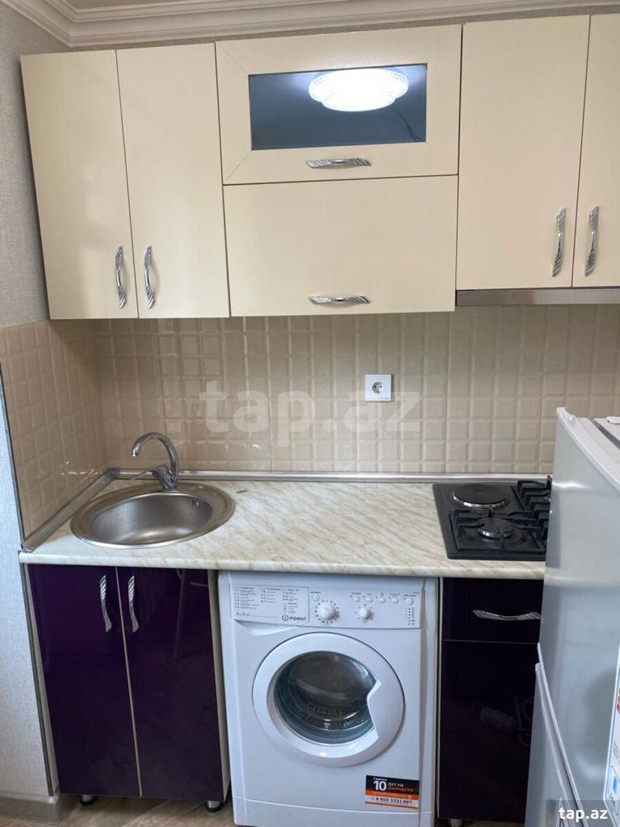 1-otaqlı mənzil kirayə verilir, Elmlər m., 35 m² (10)