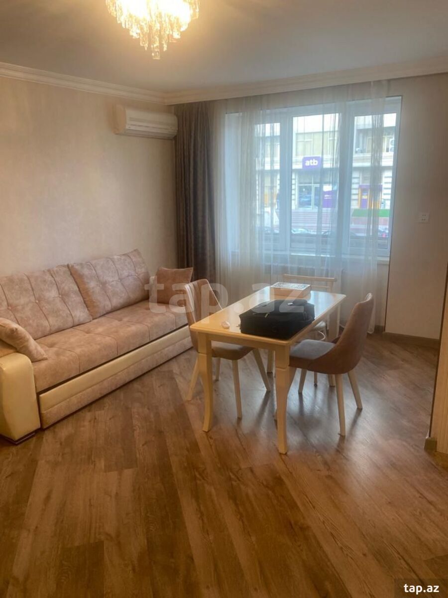 1-otaqlı mənzil kirayə verilir, Elmlər m., 35 m²