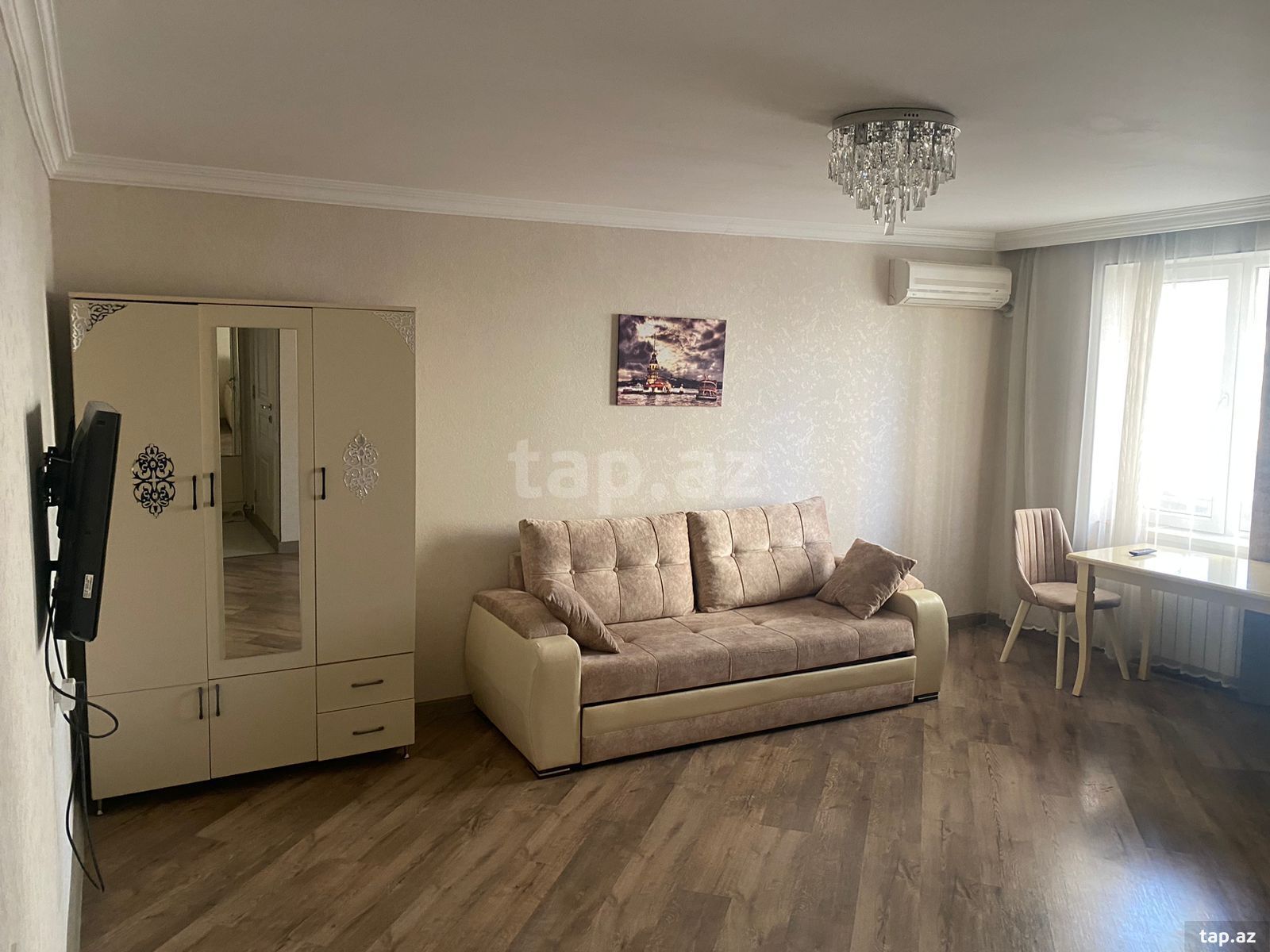 1-otaqlı mənzil kirayə verilir, Elmlər m., 35 m² (2)