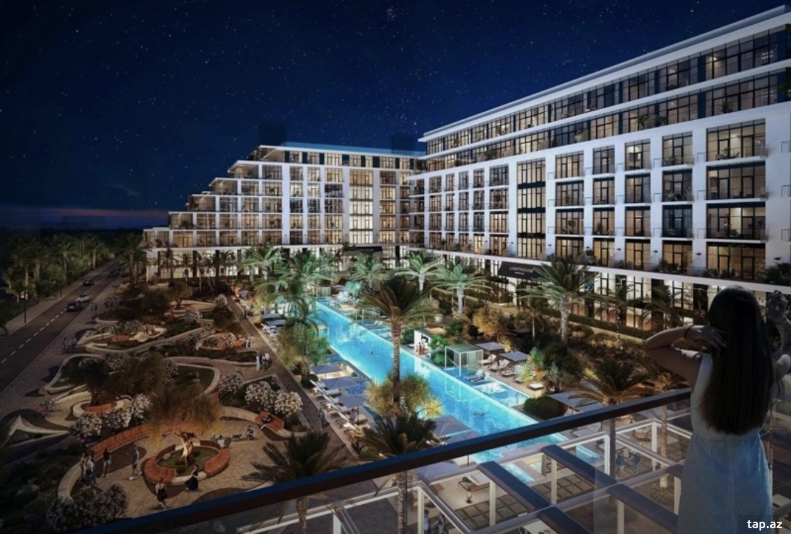 2-otaqlı yeni tikili, Nardaran qəs., 65 m²