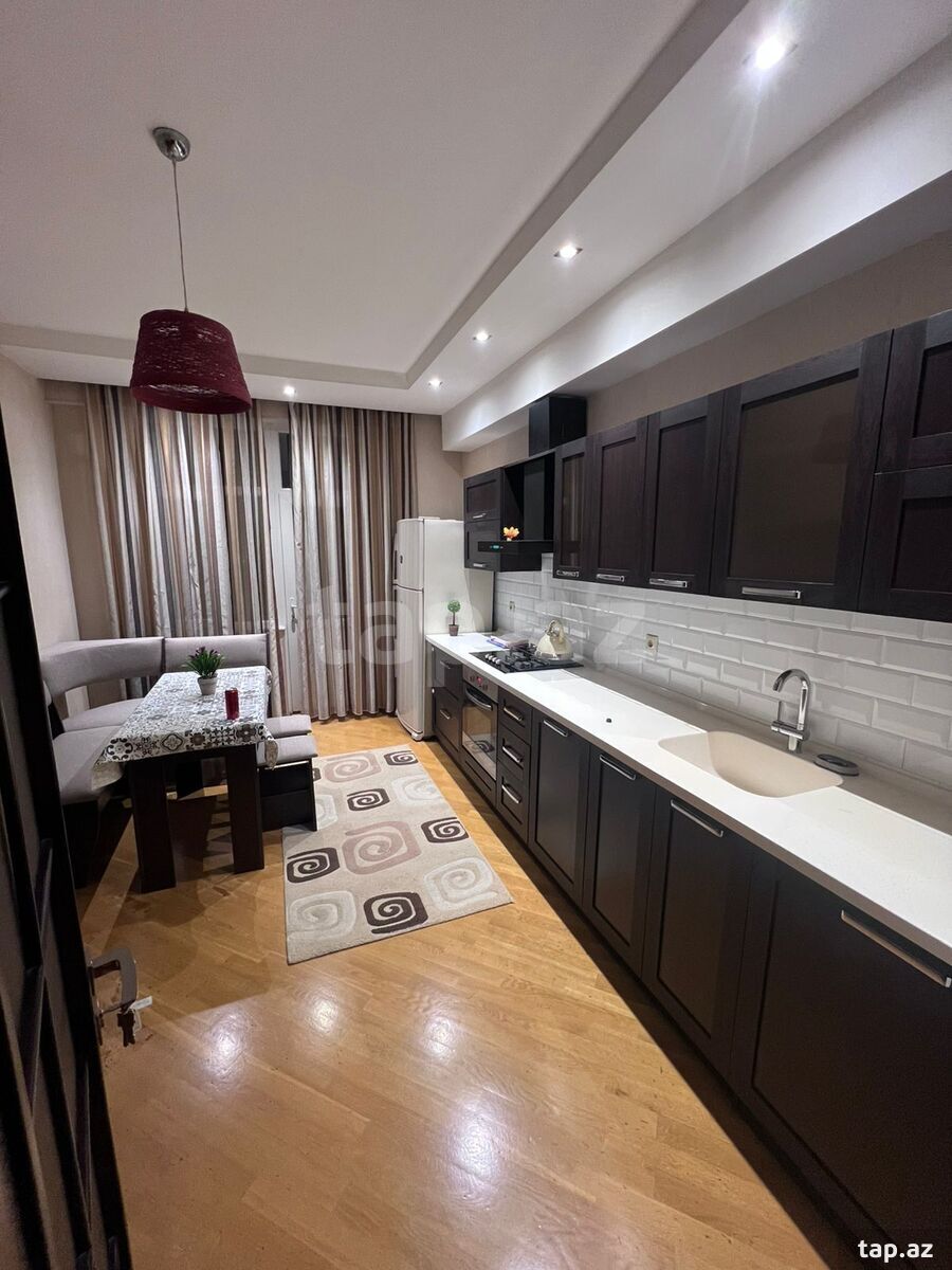 2-otaqlı yeni tikili kirayə verilir, Qara Qarayev m., 110 m² (4)