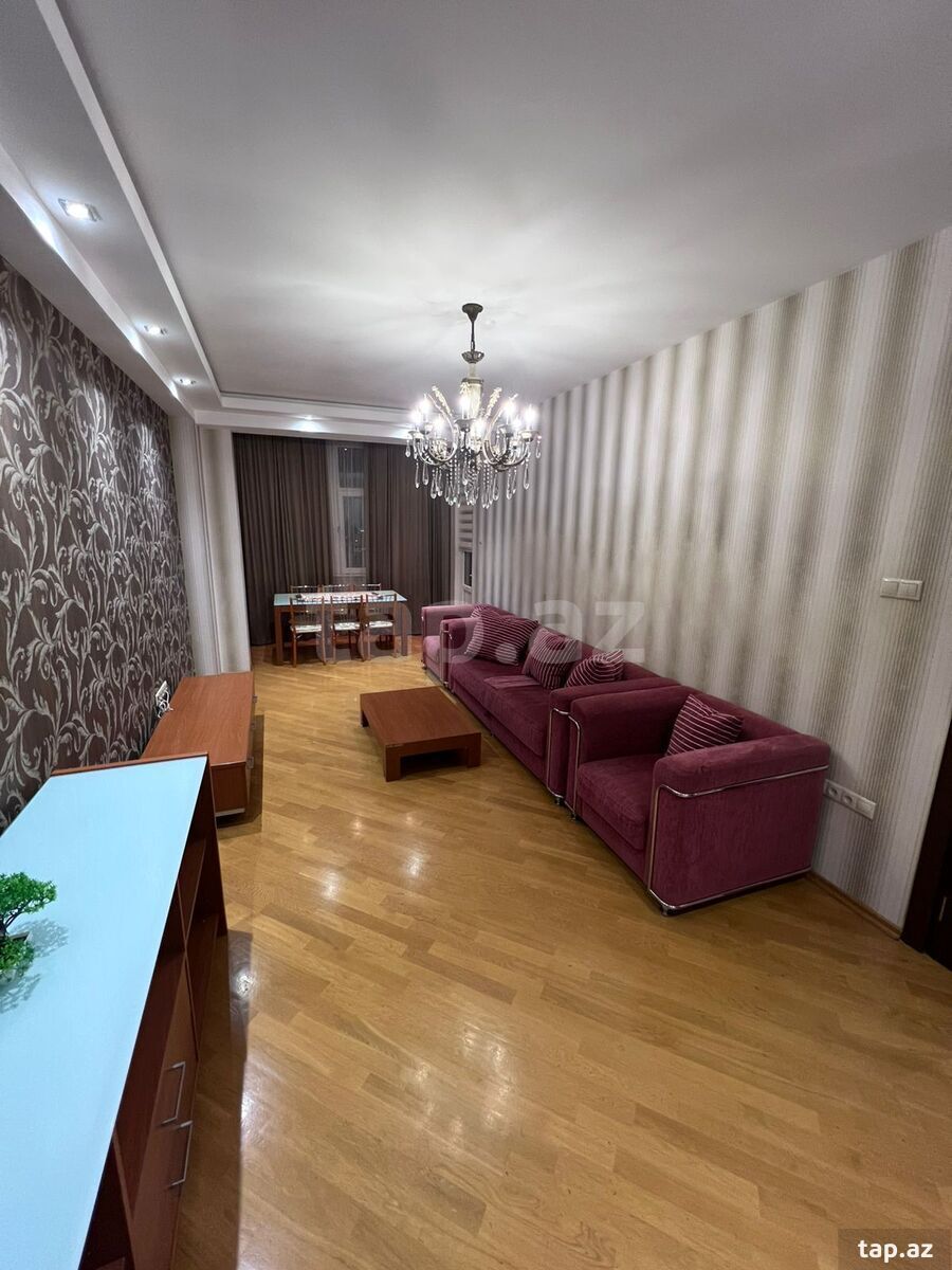 2-otaqlı yeni tikili kirayə verilir, Qara Qarayev m., 110 m²