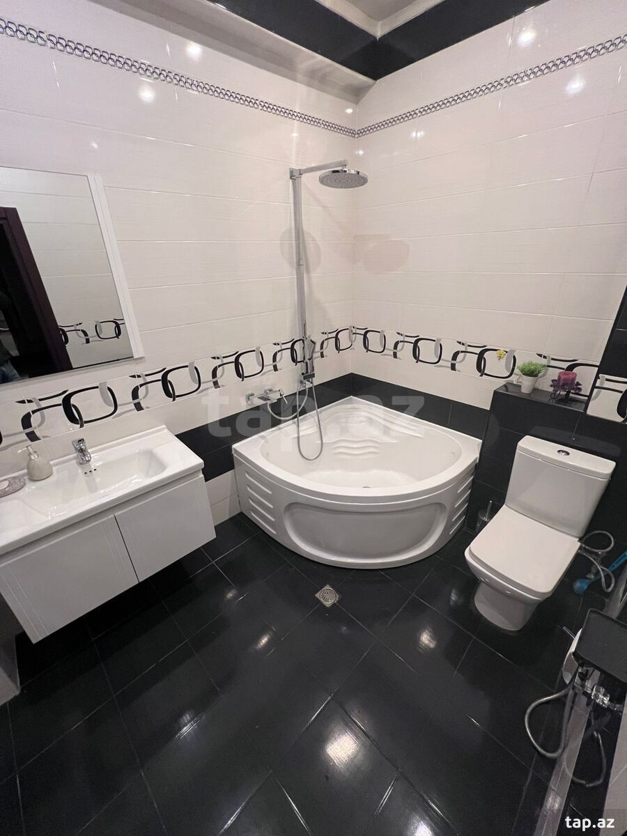 2-otaqlı yeni tikili kirayə verilir, Qara Qarayev m., 110 m² (7)