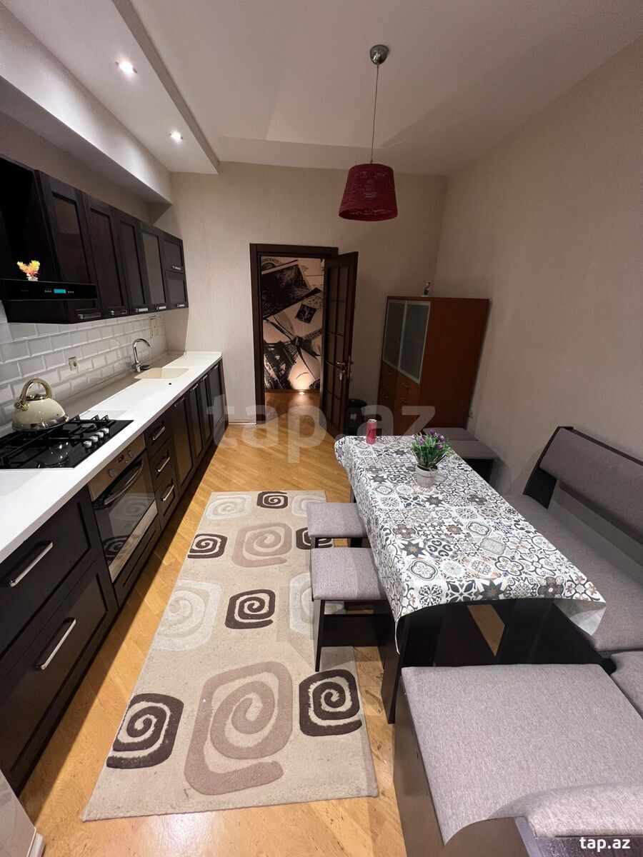 2-otaqlı yeni tikili kirayə verilir, Qara Qarayev m., 110 m² (5)